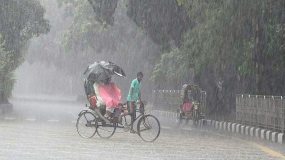 ৬ অঞ্চলে ঝোড়ো বৃষ্টির আভাস