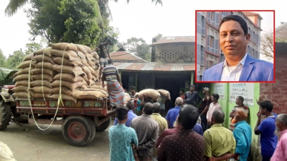 ২৫০ টন চাল আত্মসাৎ: খাদ্যগুদাম কর্মকর্তা গ্রেপ্তার