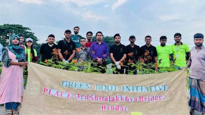 নারায়ণগঞ্জে পরিবেশপ্রেমী সংগঠন এসফার বৃক্ষরোপণ
