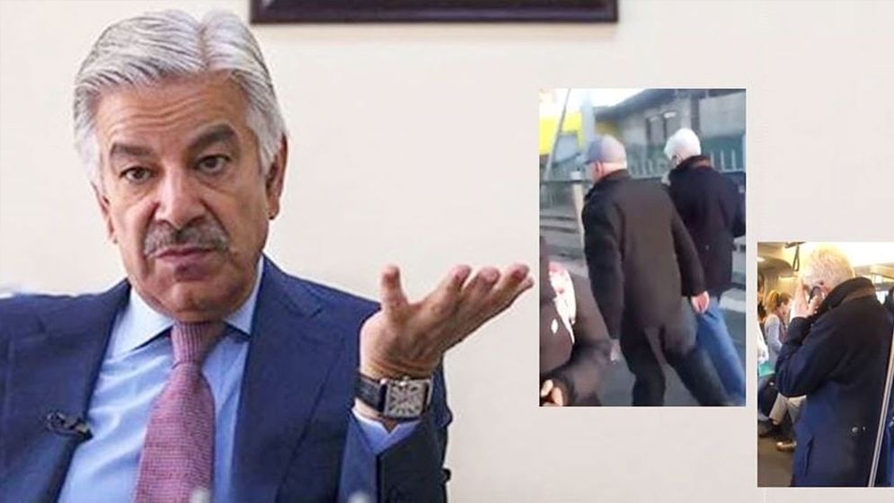 লন্ডনে পাকিস্তানের প্রতিরক্ষামন্ত্রী খাজা আসিফকে হেনস্তা 