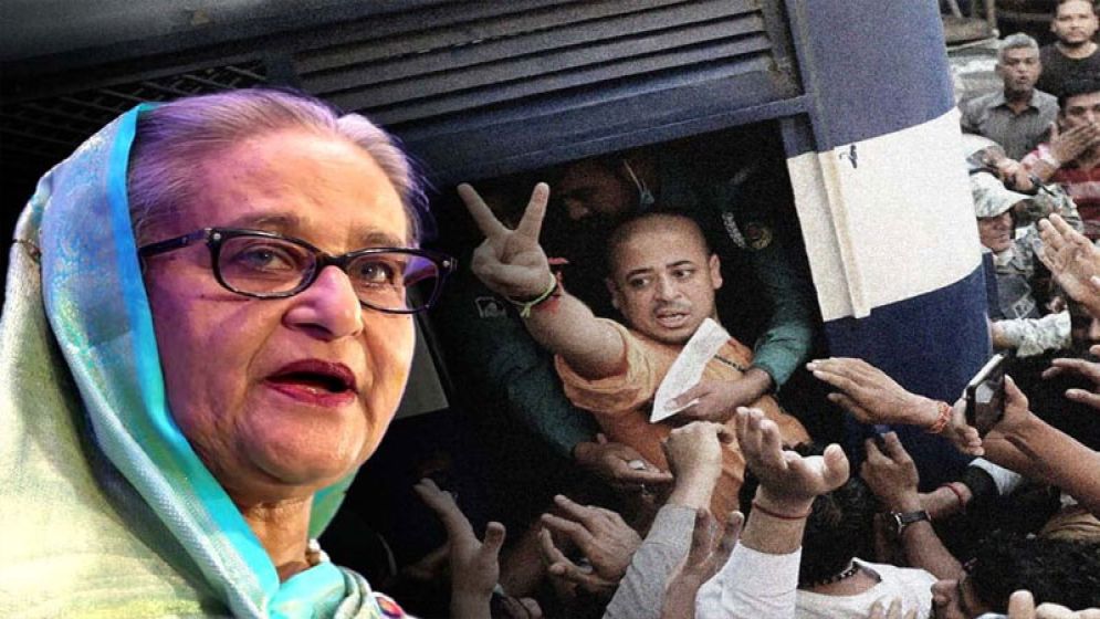 হিন্দু পুরোহিতকে গ্রেপ্তার করা অযৌক্তিক, তাকে মুক্তি দিতে হবে : শেখ হাসিনা