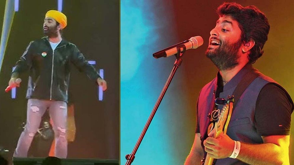 শুধু গানই নয়, নেচেও মঞ্চ মাতালেন অরিজিৎ