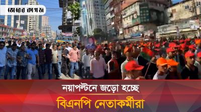 নয়াপল্টনে জড়ো হচ্ছে বিএনপি নেতাকর্মীরা