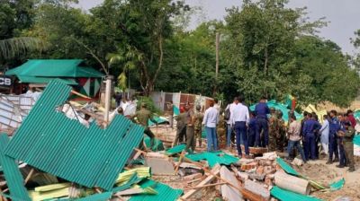 গাজীপুরে যৌথ বাহিনীর অভিযানে ৫০ কোটি টাকা মূল্যের বনভূমি উদ্ধার