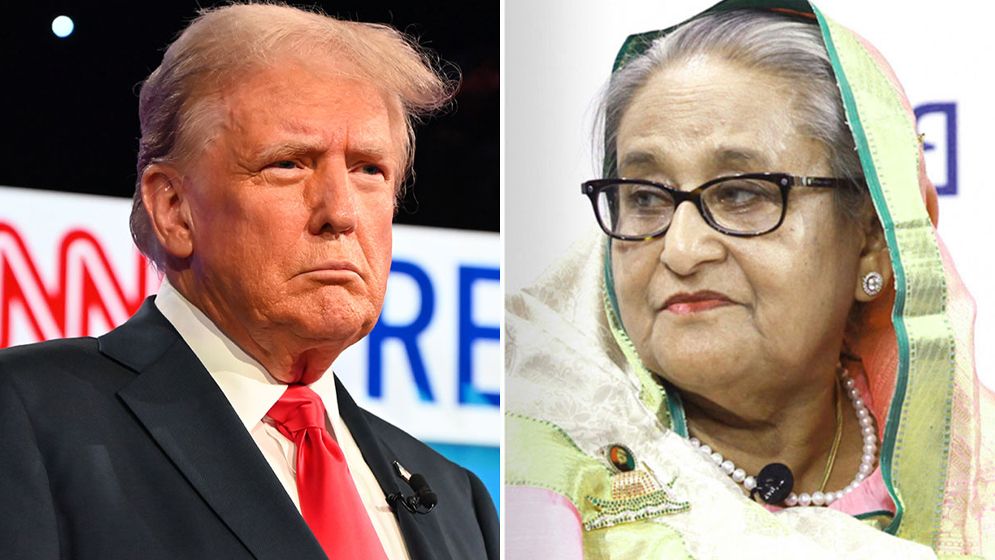 দেড় ঘণ্টার ভিডিওতে শেখ হাসিনাকে নিয়ে একটি কথাও বলেননি ট্রাম্প