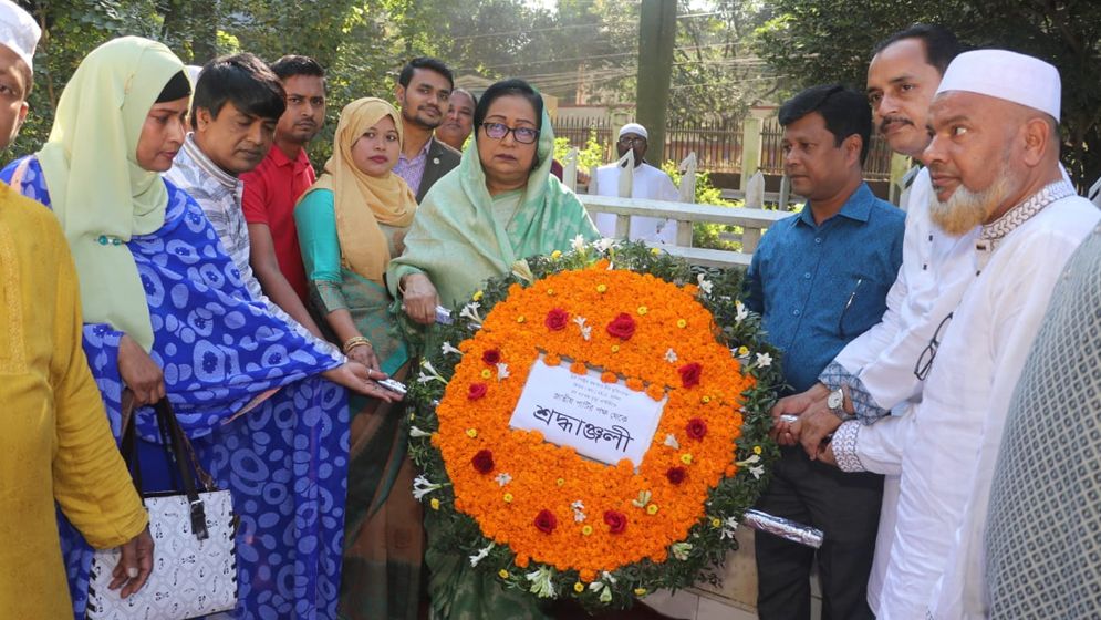 মেজর জলিলের দেশপ্রেম আমাদের জন্য অনুপ্রেরণা : শেরীফা কাদের