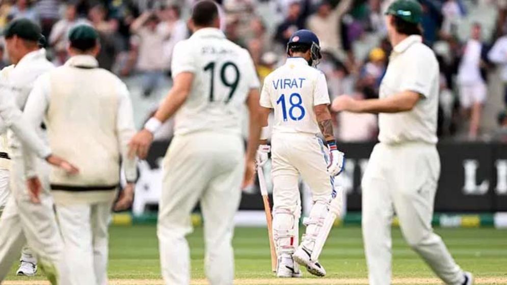 মেলবোর্নে শেষ বিকেলে ভারতের ব্যাটিং ধস