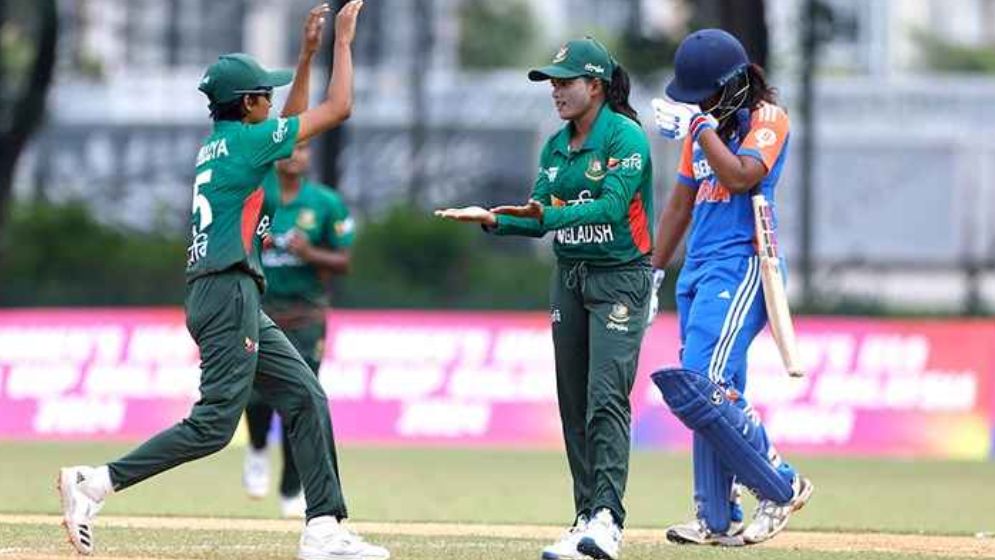 ভারতের সঙ্গে বড় হারে উল্টো পিঠও দেখলো বাংলাদেশ