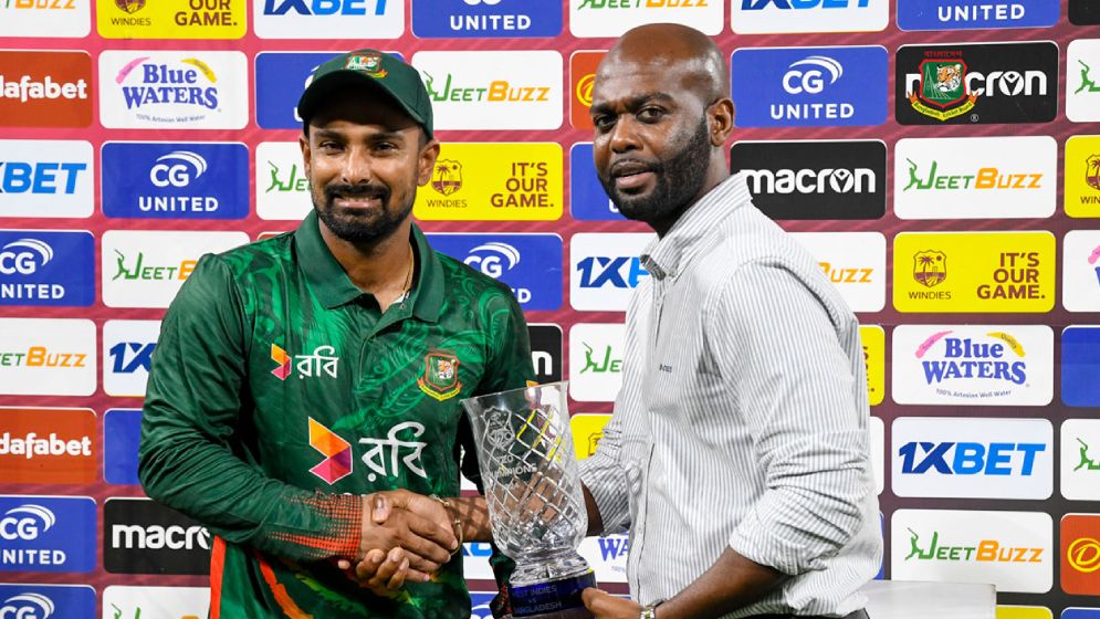 ওয়েস্ট ইন্ডিজকে হোয়াইটওয়াশ করে যা বললেন লিটন