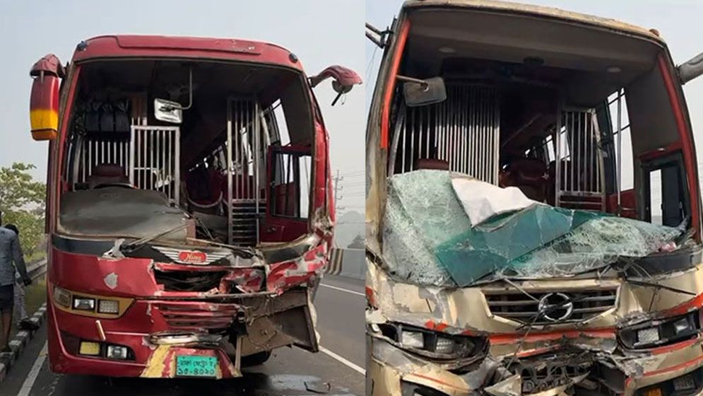 ঢাকা-মাওয়া এক্সপ্রেসওয়েতে একাধিক যানবাহনে সংঘর্ষ, নিহত ১ 