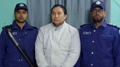 আওয়ামী লীগের যুগ্ম সম্পাদক আশুতোষ চাকমা গ্রেপ্তার