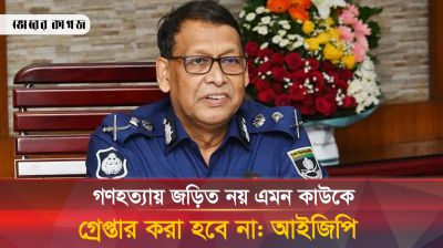 গণহত্যায় জড়িত নয় এমন কাউকে গ্রেপ্তার করা হবে না: আইজিপি