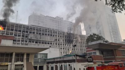 সচিবালয়ের আগুন ৬ ঘণ্টা পর নিয়ন্ত্রণে