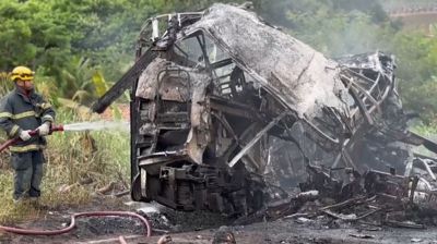 বাস দুর্ঘটনায় ব্রাজিলে ৩৮ জন নিহত