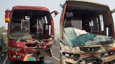 ঢাকা-মাওয়া এক্সপ্রেসওয়েতে একাধিক যানবাহনে সংঘর্ষ, নিহত ১ 