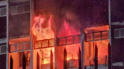 প্রকাশ্যে এলো সচিবালয়ে আগুন লাগার সিসিটিভি ফুটেজ, যা দেখা গেলো