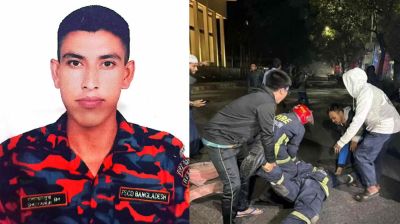 সচিবালয়ের আগুন নেভাতে গিয়ে প্রাণ গেলো ফায়ার সার্ভিস কর্মীর