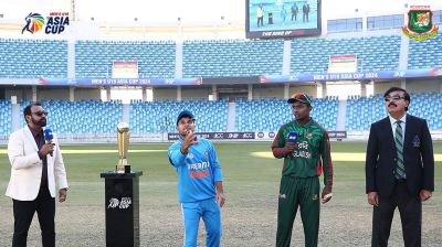 ফাইনালে ভারতের বিপক্ষে ব্যাটিংয়ে বাংলাদেশ