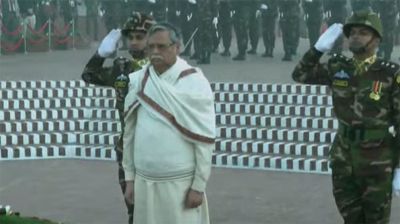 বিজয় দিবসে বীর শহীদদের প্রতি রাষ্ট্রপতির শ্রদ্ধা