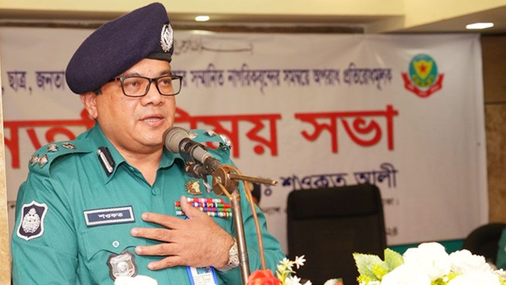  জনগণের পুলিশ হতে যা করা দরকার তা করবো: শওকত আলী