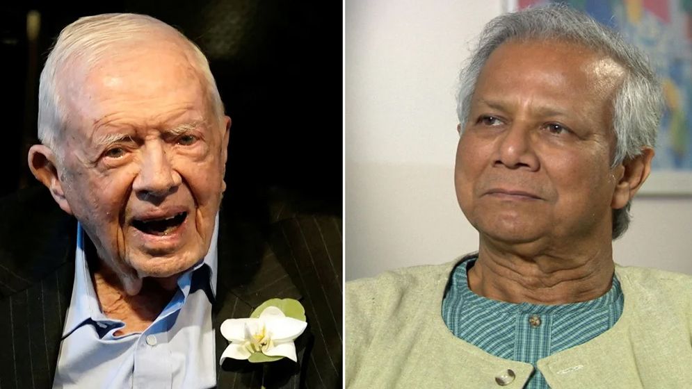 জিমি কার্টারের মৃত্যুতে বাইডেনকে ড. ইউনূসের চিঠি, যা লিখলেন