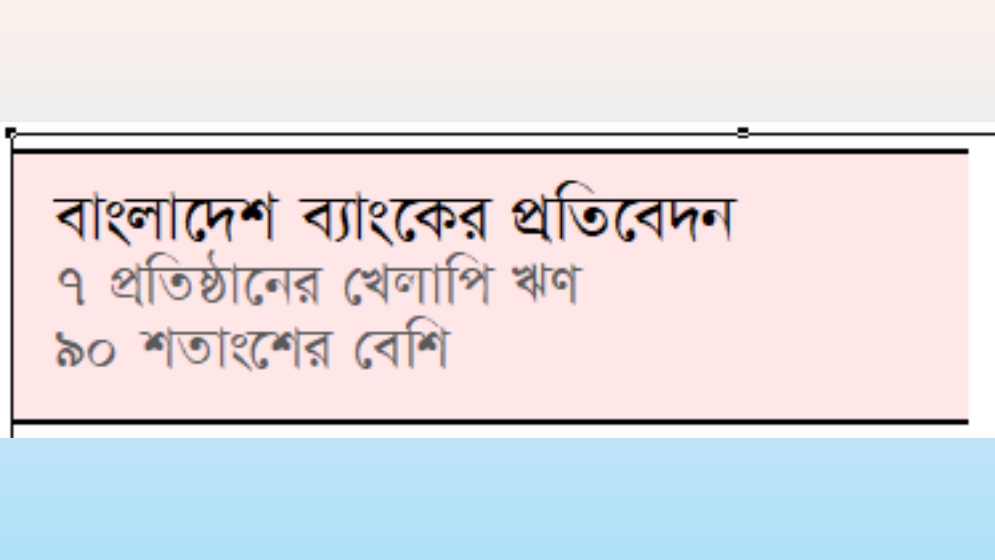 ব্যাংকবহির্ভূত আর্থিক প্রতিষ্ঠানে গড় খেলাপি ৩৫ শতাংশ