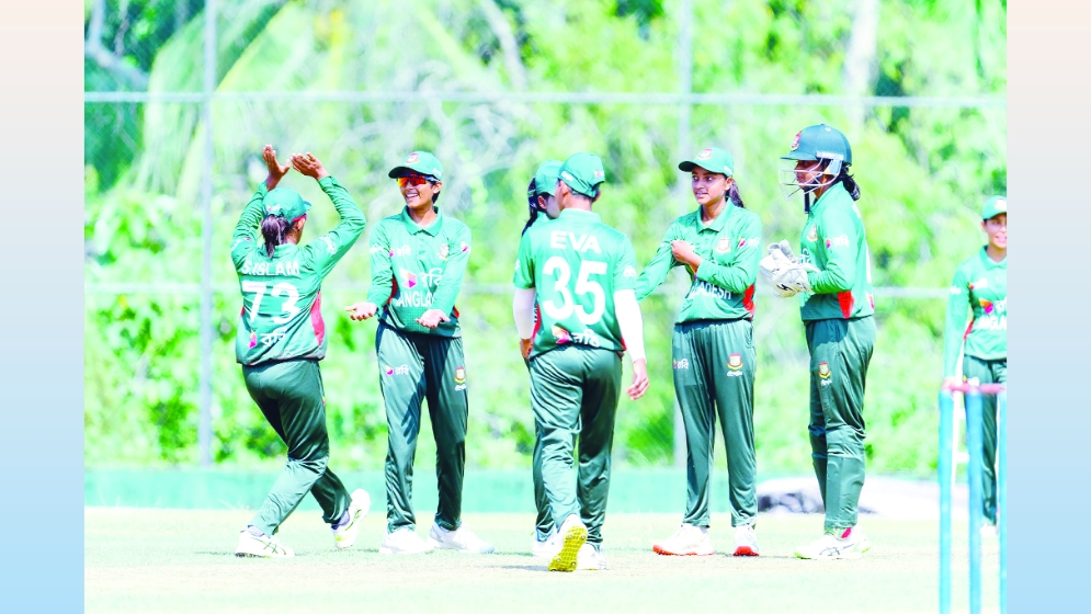 জয়ে ফিরল জুনিয়র টাইগ্রেসরা
