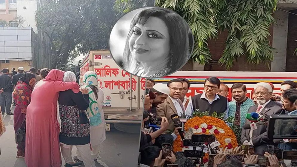 এফডিসিতে অঞ্জনাকে চোখের জলে শেষবিদায় জানালেন সহকর্মীরা
