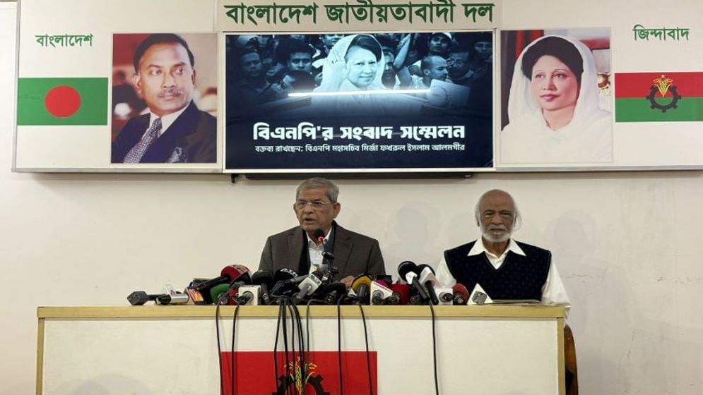 বেগম খালেদা জিয়া এখন ‘অনেকটা বেটার’ : মির্জা ফখরুল