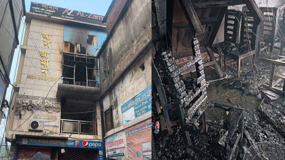 হাটহাজারীতে হোটেলে অগ্নিকাণ্ড আহত ১, প্রায় ২ কোটি টাকার ক্ষতি