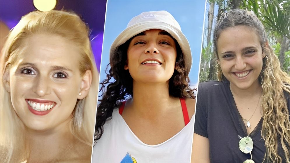 পরিবারের কাছে ফিরে গেলেন তিন তরুণী ইসরায়েলি জিম্মি