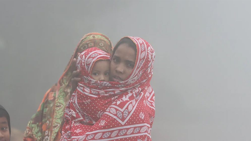তীব্র শীতে ভোগান্তিতে কুড়িগ্রামের জনজীবন