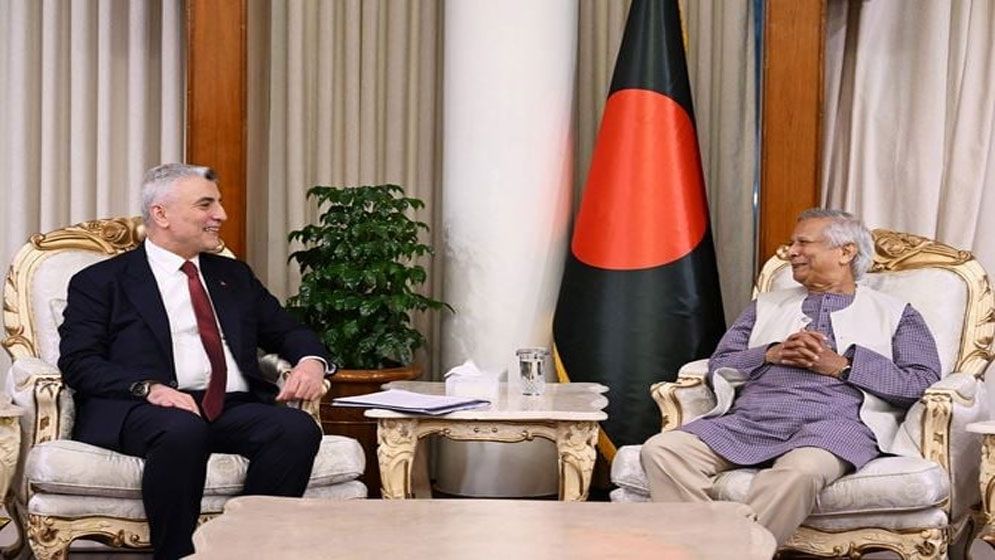 বাংলাদেশে শিল্প কারখানা স্থানান্তরে তুরস্কের প্রতি আহ্বান প্রধান উপদেষ্টার