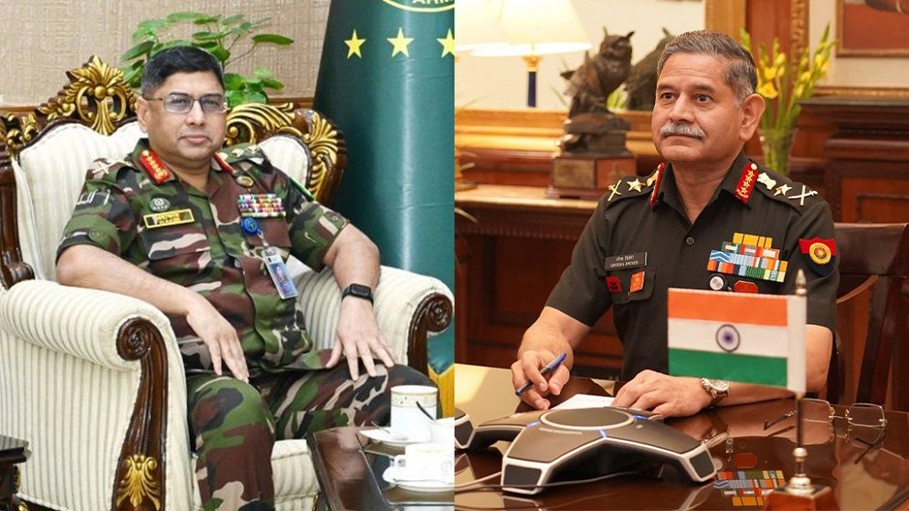 ৫ আগস্ট 'সার্বক্ষণিক যোগাযোগে' ছিলেন ভারত ও বাংলাদেশের সেনাপ্রধান
