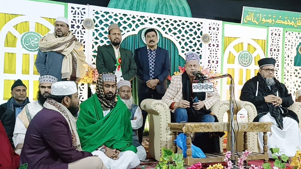 সোনারগাঁওয়ের শম্ভুপুরায় ওয়াজ ও দোয়া মাহফিল অনুষ্ঠিত
