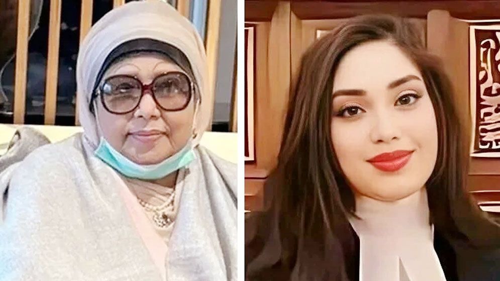 দাদীকে কাছে পেয়ে আনন্দে আত্মহারা জাইমা রহমান