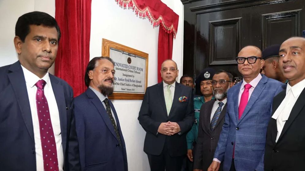 আন্তর্জাতিক অপরাধ ট্রাইব্যুনালের মূল ভবন উদ্বোধন করলেন প্রধান বিচারপতি