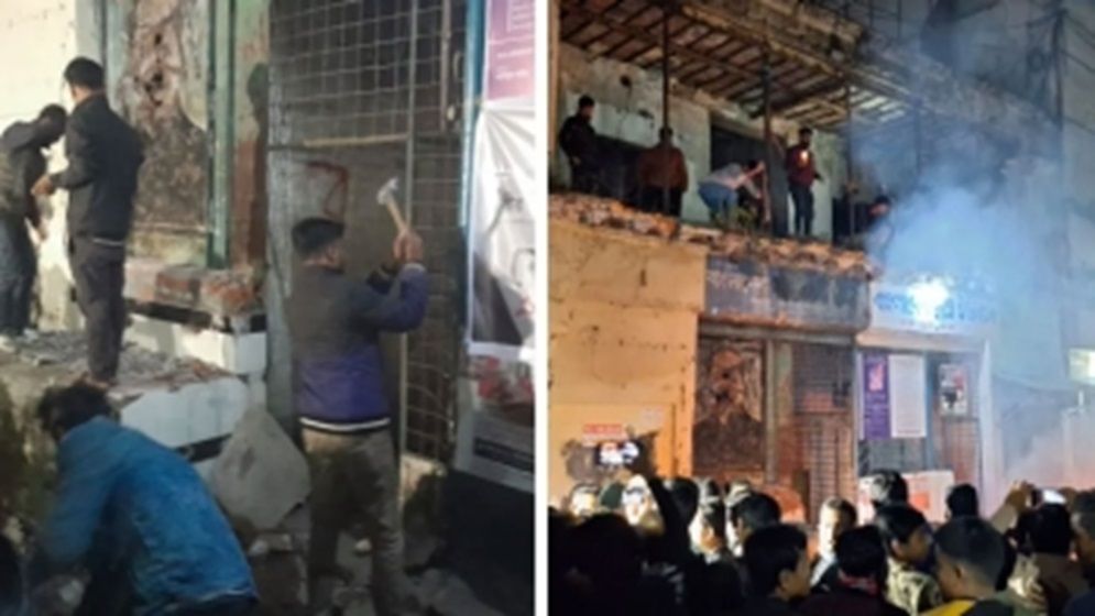 আওয়ামী লীগের সঙ্গে জাসদ-জাতীয় পার্টির কার্যালয়েও অগ্নিসংযোগ