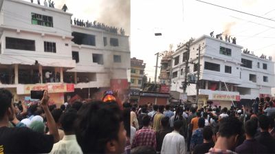 সাবেক এমপি নয়ন, সাবেক মেয়র ও উপজেলা চেয়ারম্যানের বাড়ি ভাঙচুর
