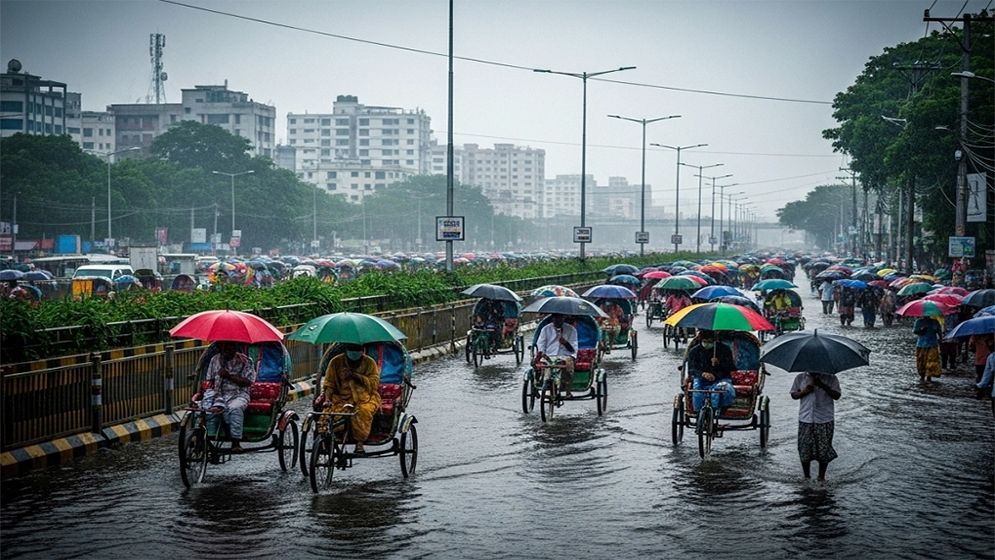 বুধবার থেকে সপ্তাহখানেক বৃষ্টির আভাস