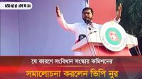 জাতীয় নির্বাচনের আগে আবারো স্থানীয় সরকার নির্বাচন চাইলেন ভিপি নুর