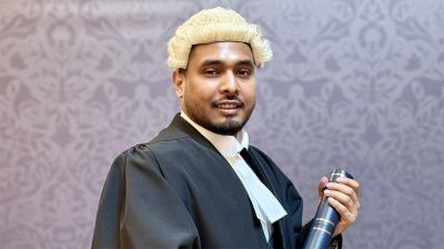 ব্যারিস্টার হলেন শাহরিয়ার খান সাগর 