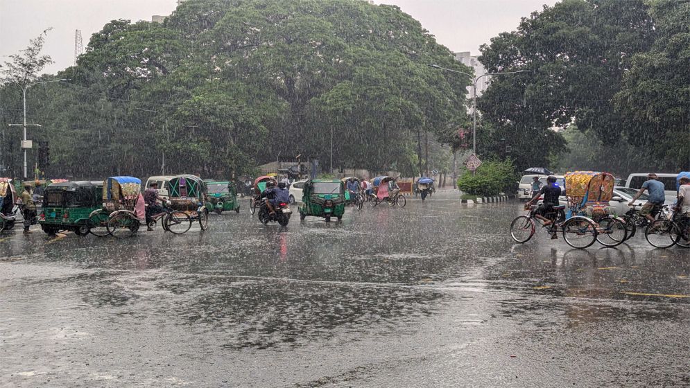 ঢাকায় ২৪ ঘণ্টায় ৬২ মিলিমিটার বৃষ্টিপাত রেকর্ড