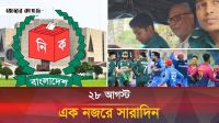 ২৮ আগস্ট, একনজরে সারাদিন