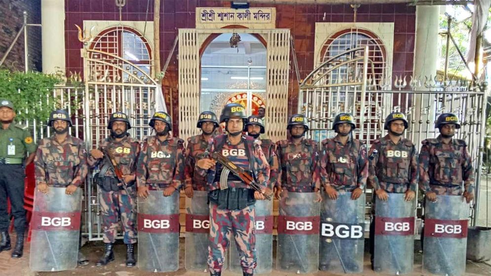 সারাদেশে পূজামণ্ডপের নিরাপত্তায় ৪৩০ প্লাটুন বিজিবি