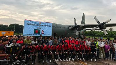 নেপাল থেকে নিরাপদে দেশে ফিরলেন ফুটবলাররা