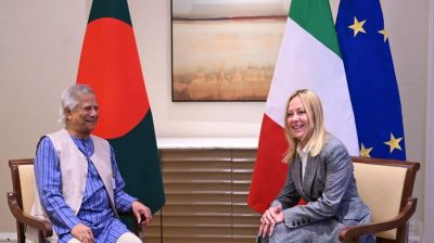 বাংলাদেশ-ইতালি সম্পর্ক জোরদারে অধ্যাপক ইউনূস-মেলোনি বৈঠক