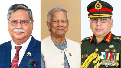 রাষ্ট্রপতি ও প্রধান উপদেষ্টার সঙ্গে সেনাপ্রধানের সাক্ষাৎ