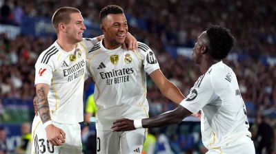 এমবাপের জোড়া গোলে পাঁচ পয়েন্টে এগিয়ে রিয়াল মাদ্রিদ