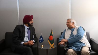 জাতিসংঘে প্রধান উপদেষ্টার সঙ্গে বিশ্বব্যাংক প্রেসিডেন্টের বৈঠক, যেসব আলাপ হলো